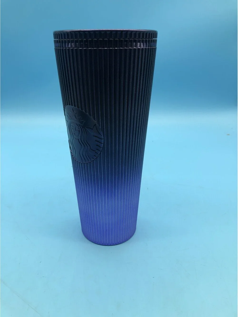 Starbucks Walt Disney World Purple Gradient Cold Tumbler Plastic Lid Castle